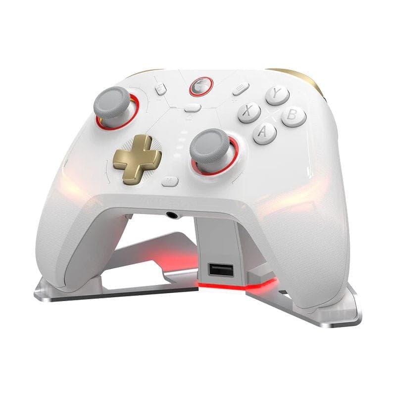 Frontal de Mando GameSir Cyclone 2 Daybreak Blanco con soporte - Gamepad Nintendo Switch/PC/Smartphones