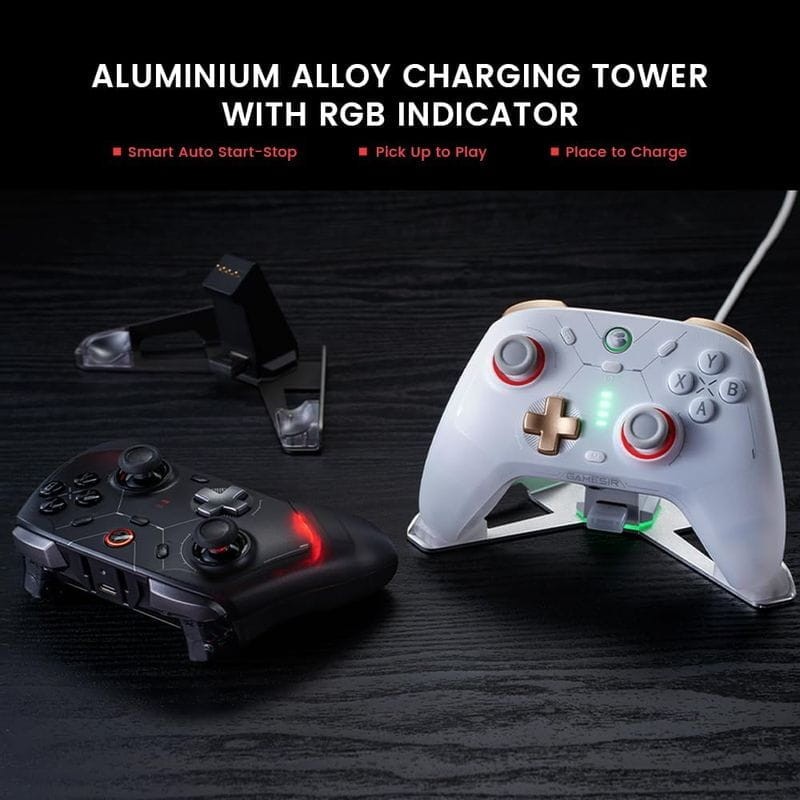 Gamepad GameSir Cyclone 2 Daybreak Branco com suporte - Gamepad Nintendo Switch/PC/Smartphones - Item10