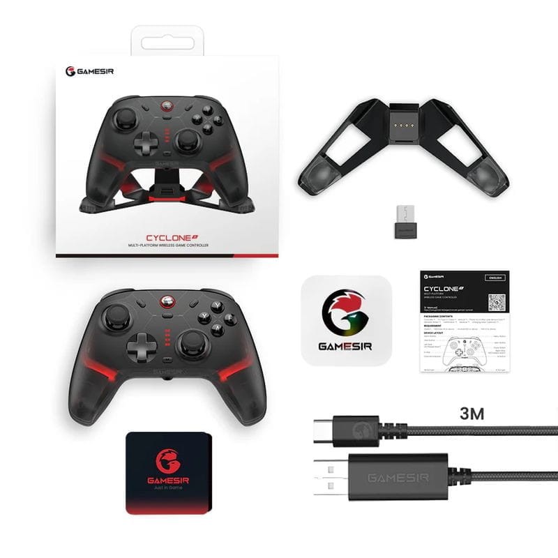 Gamepad GameSir Cyclone 2 Midnight Preto com suporte - Gamepad Nintendo Switch/PC/Smartphones - Item5