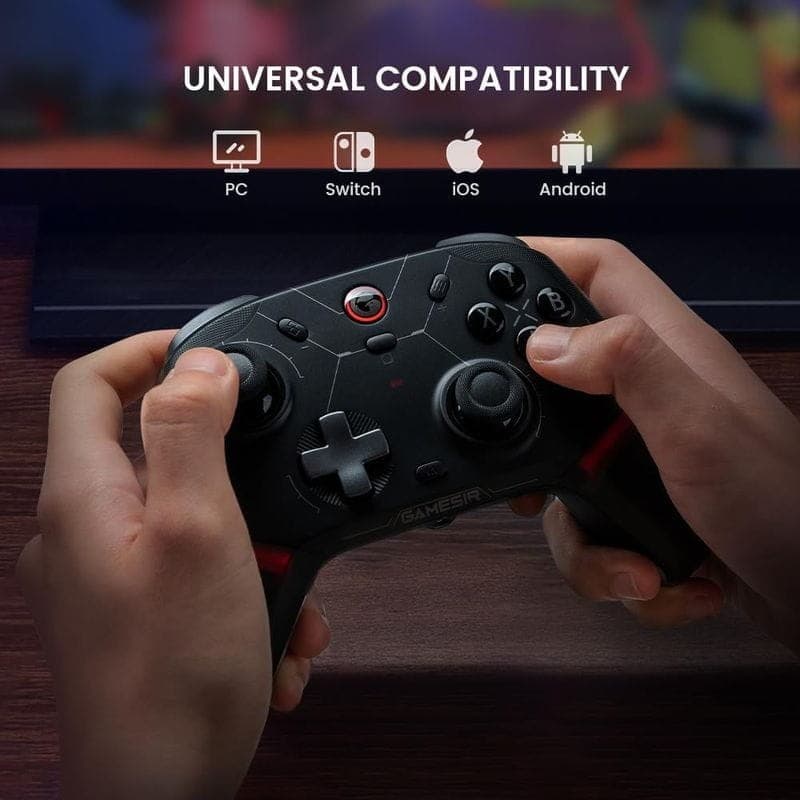 Puissant de Contrôleur GameSir Cyclone 2 Midnight Noir avec support - Manette de jeu Nintendo Switch/PC/Smartphones
