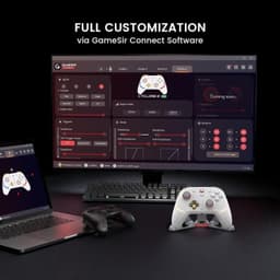 Software de Contrôleur GameSir Cyclone 2 Midnight Noir avec support - Manette de jeu Nintendo Switch/PC/Smartphones