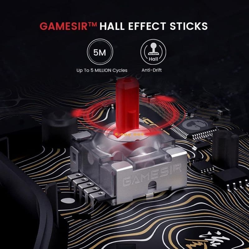 Sticks de Gamepad GameSir Kaleid Flux Negro - Gamepad para XBOX/PC