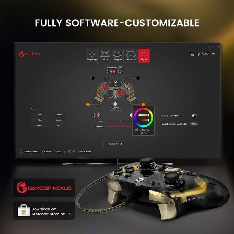 APP de Gamepad GameSir Kaleid Flux Negro - Gamepad para XBOX/PC