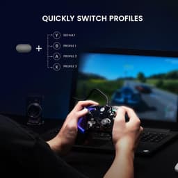 Configurable de Para distintas plataformas de Mando GameSir Kaleid Negro - Gamepad XBOX/PC