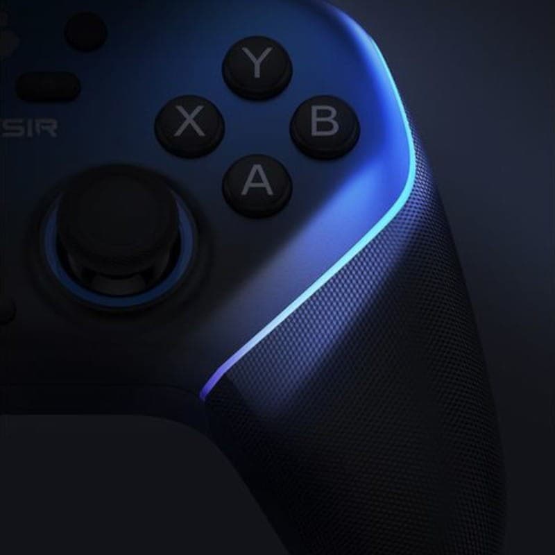 Iluminación RGB de Mando GameSir T4n Nova Pro Negro - Para Nintendo Switch/PC/Smartphone/Tablet/iOS/Android TV Box