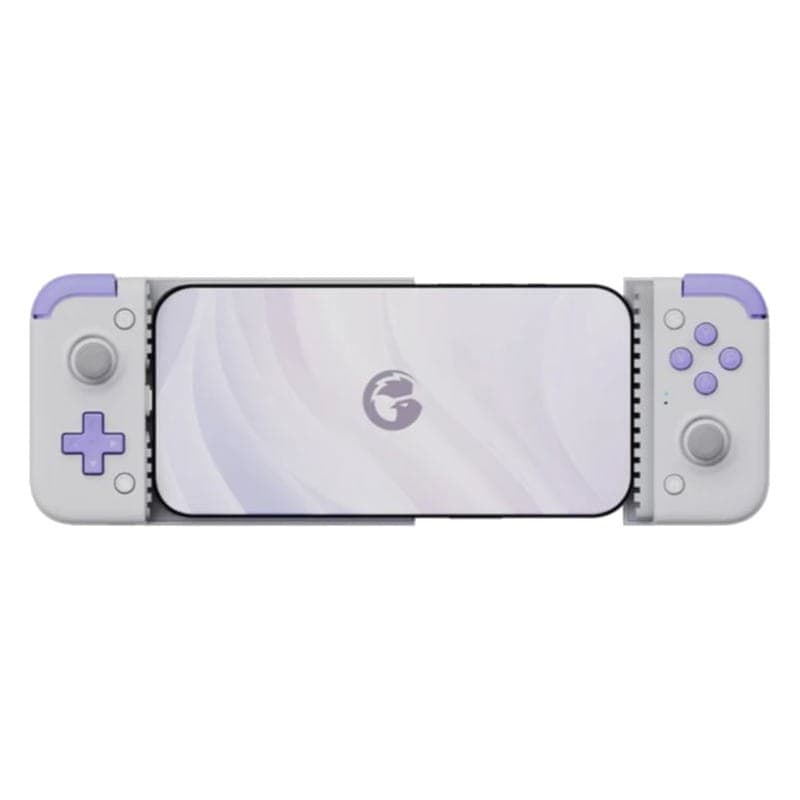 Vista frontal del Gamepad Gamesir X2s  Blanco / Violeta