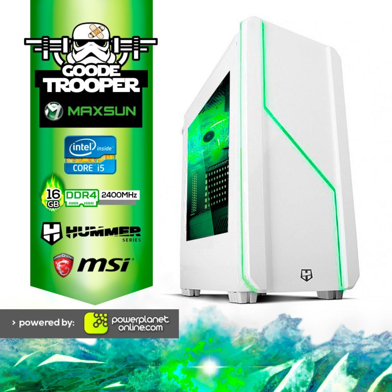 Pc Gaming Intel i5 8400/16GB/240GB/GTX1060 Goode Trooper