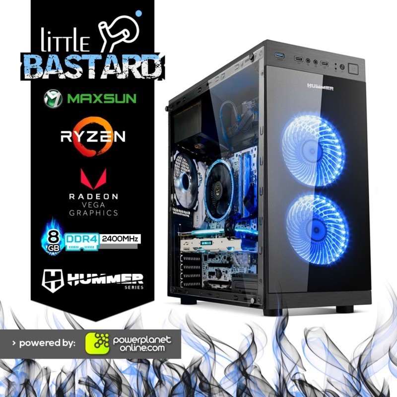 PC Gaming Ryzen 3-2200G/8GB RAM/240GB SSD/Little Bastard