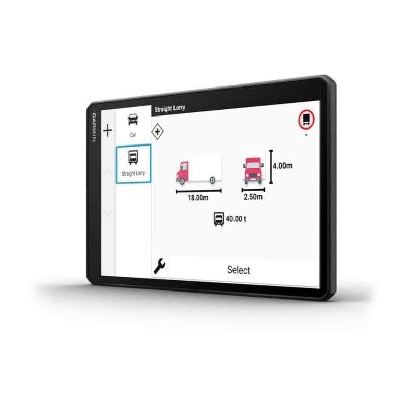 Navegador para camiones Garmin dezl LGV1020 con autonomía de 2 horas