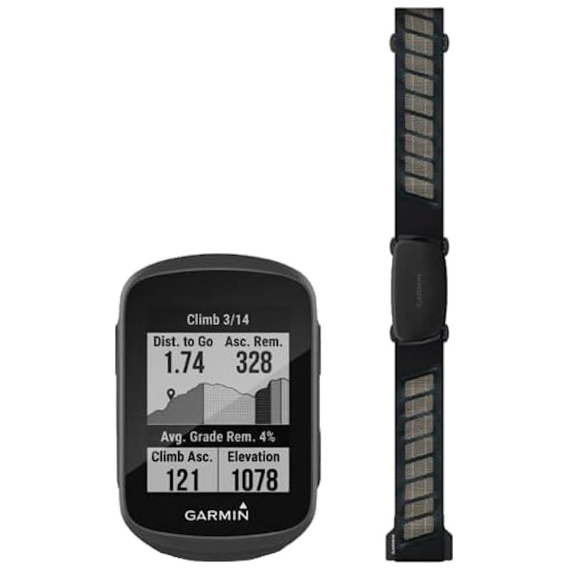 Ordinateur de vélo double Garmin Edge 130 Plus HRM - Ítem