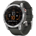 Garmin Epix 2 Silver Steel with Gray Strap - Smart Watch - Item