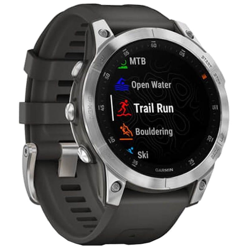 Garmin Epix 2 Aço Prata com Pulseira Cinza - Relógio Inteligente - Item2