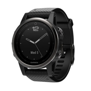 Garmin Fenix 5S Zafiro Negro - Color Negro, Reloj Premium Deportivo compatible con mediciones de todo tipo