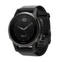 Garmin Fenix ​​5S Black Sapphire - Black color - front area - Premium Sports Watch compatible with all types of measurements - Item