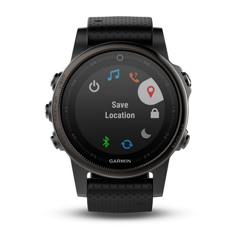 Garmin Fenix 5S Zafiro Negro Correa Negra 42mm - Reloj Inteligente - Ítem1