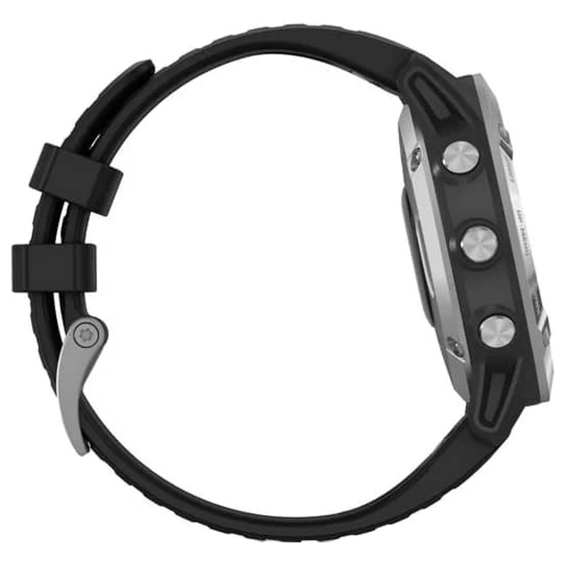 Garmin Fenix 6 Prateado/Preto Pulseira Preta 47mm - Item7