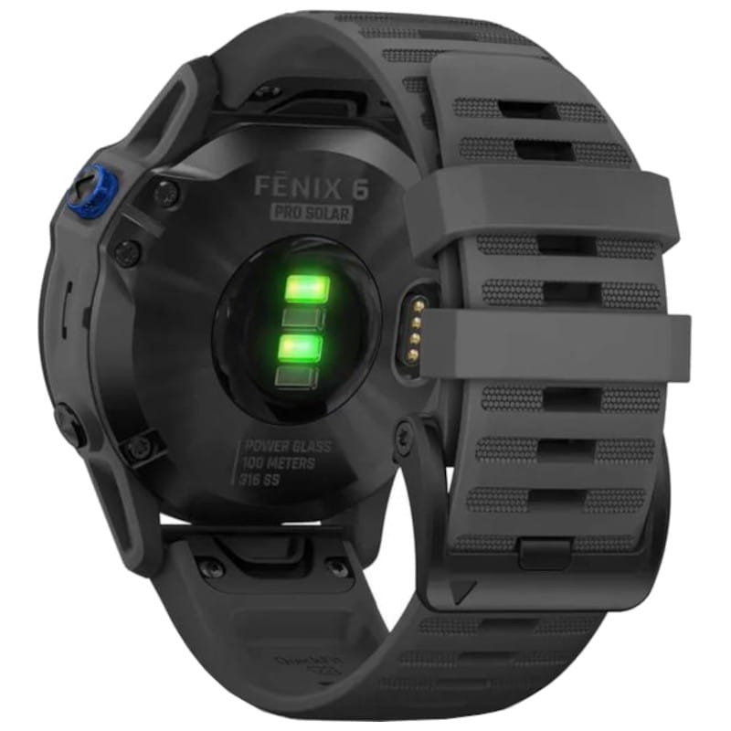 Garmin Fenix 6 Pro Solar Negro con Correa Gris 47mm - Reloj inteligente - Ítem5
