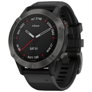 Garmin Fenix 6 Pro Sapphire Gris Correa Negra 47mm - Reloj inteligente
