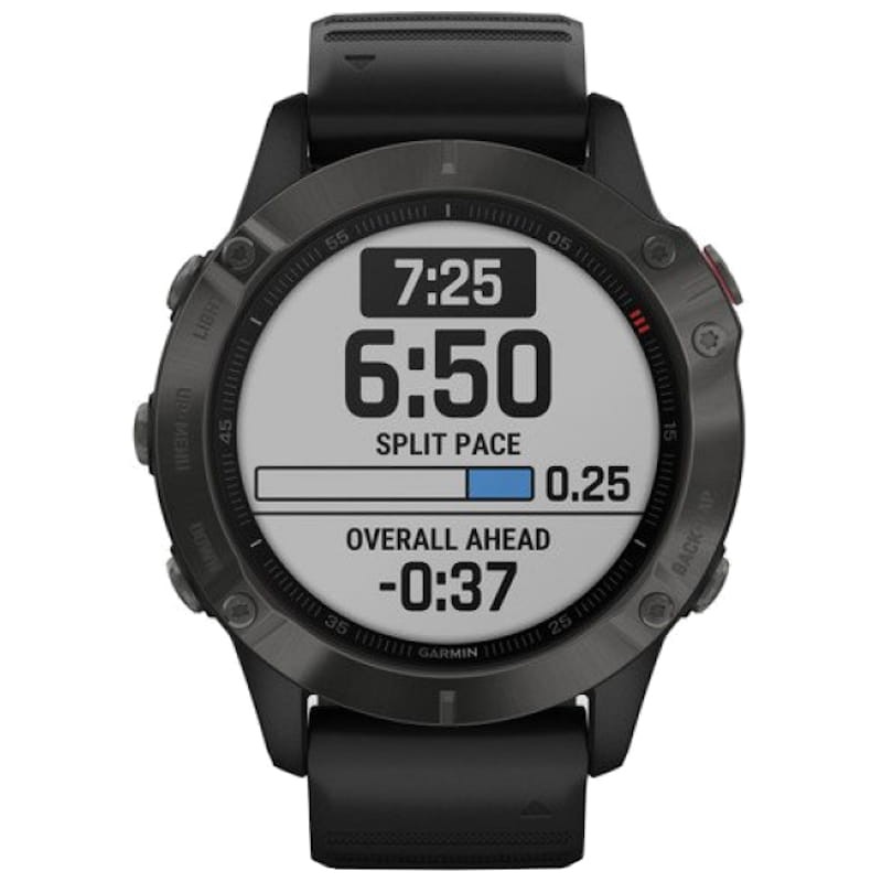 Garmin Fenix ​​​​6 Pro Sapphire Cinza Cinta Preto 47mm - Relógio inteligente - Item4