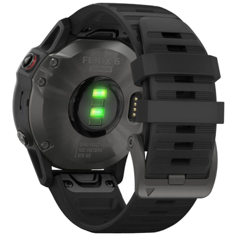 Garmin Fenix ​​​​6 Pro Sapphire Cinza Cinta Preto 47mm - Relógio inteligente - Item6