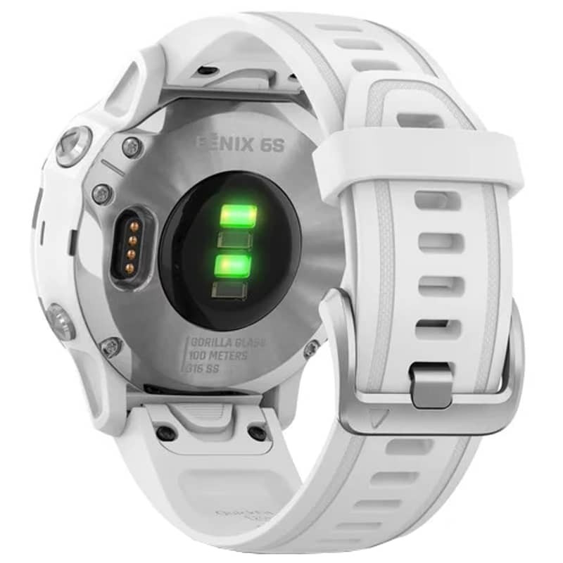 Garmin Fenix 6S Prateado/Branco Pulseira Branca 42mm - Item9