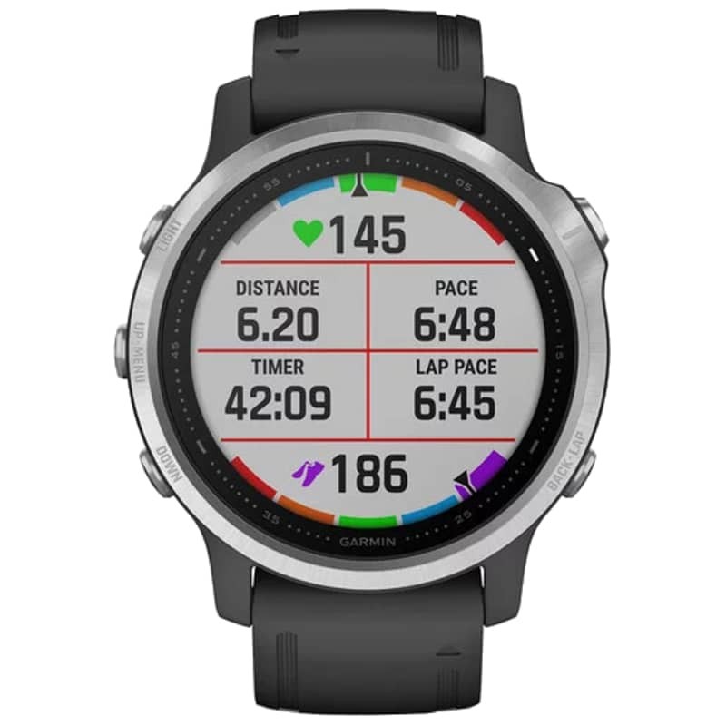 Garmin Fenix 6S Plata/Negro Correa Negra 42mm - Reloj inteligente - Ítem6