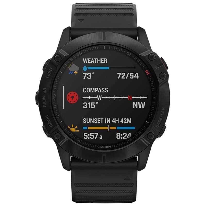 Garmin Fenix 6X Negro Correa Negra 51mm - Ítem3