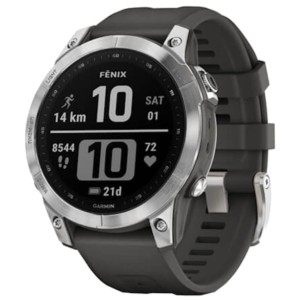 Garmin Fénix 7 Gris Argent Bracelet Gris - Montre intelligente