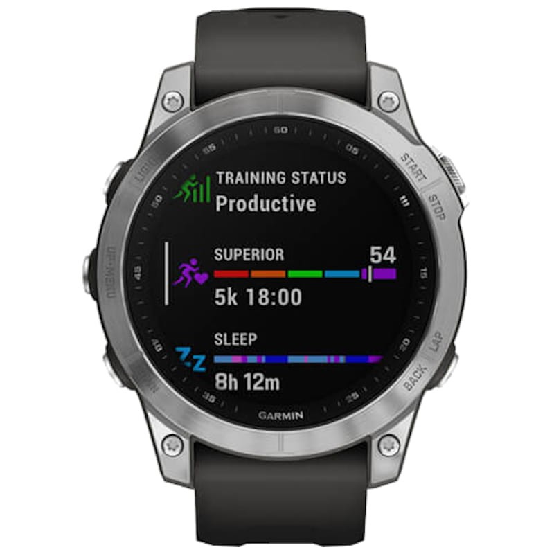 Garmin Fénix 7 Gris Plata Correa Gris - Reloj inteligente - Ítem1