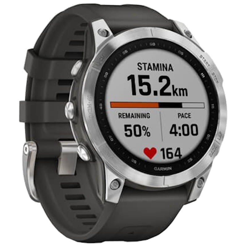Garmin Fénix 7 Gris Plata Correa Gris - Reloj inteligente - Ítem2