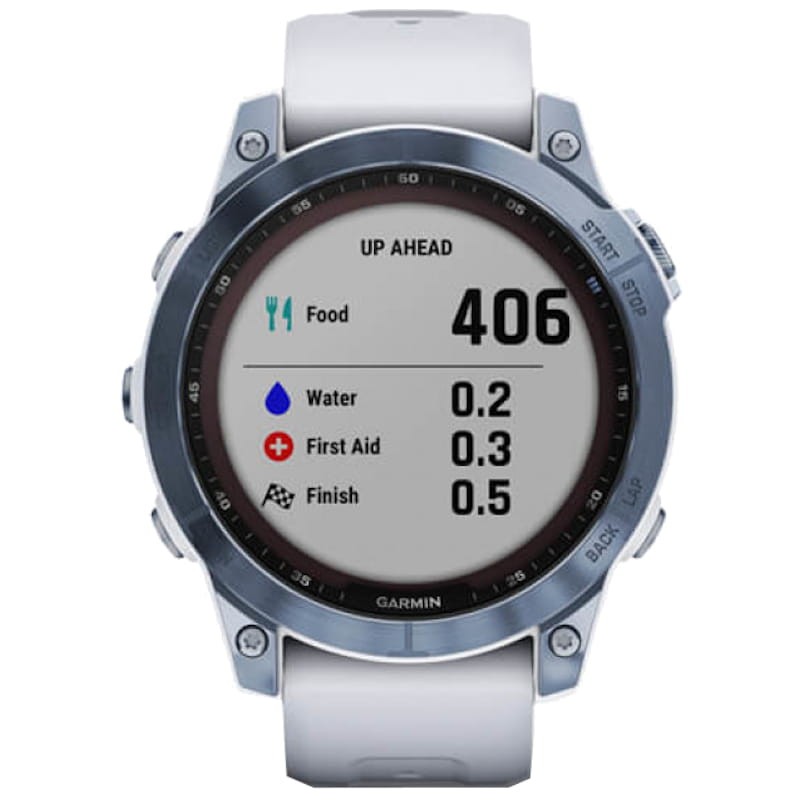 Garmin Fénix 7 Sapphire Azul Correa Blanca - Reloj inteligente - Ítem4