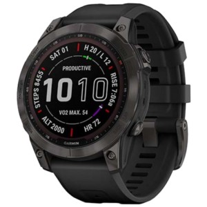 Garmin Fénix 7 Sapphire Preto Alça Preto - Relógio inteligente