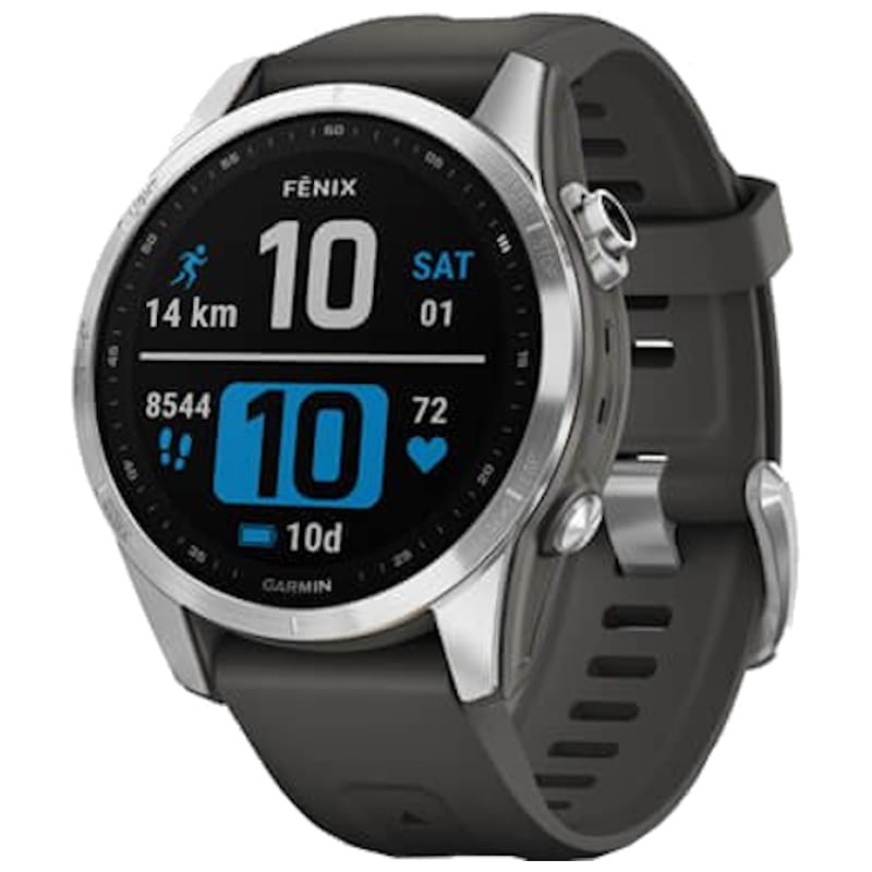 Garmin Fénix 7S Gris Plata Correa Gris - Reloj inteligente - Ítem