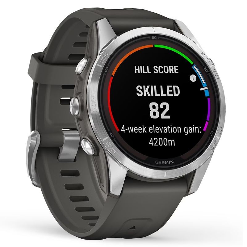 Garmin Fenix 7S Pro Solar 42 mm Prateado - Relógio inteligente - Item2