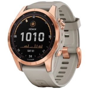 Garmin Fenix 7S Solar Oro Rosa 42mm - Reloj inteligente