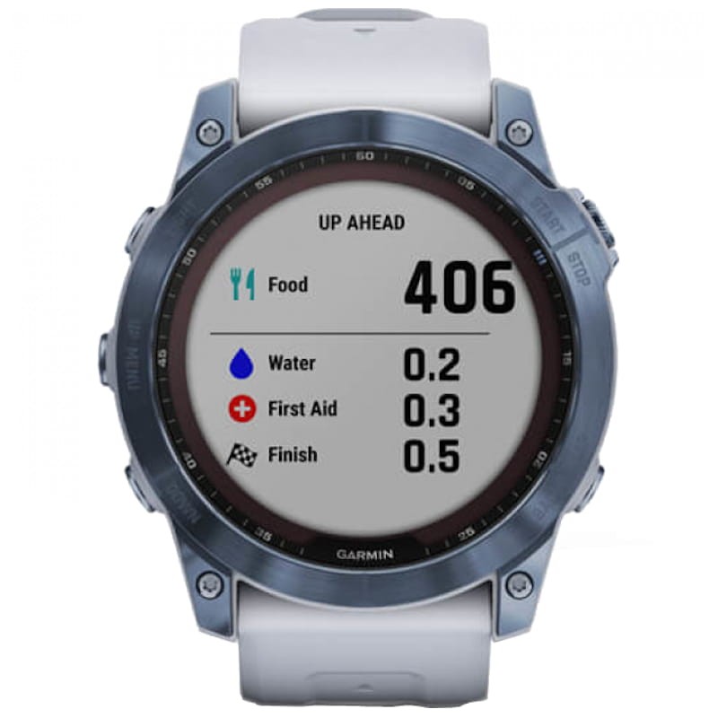 Garmin Fénix 7X Sapphire Azul Correa Blanca - Reloj inteligente - Ítem4