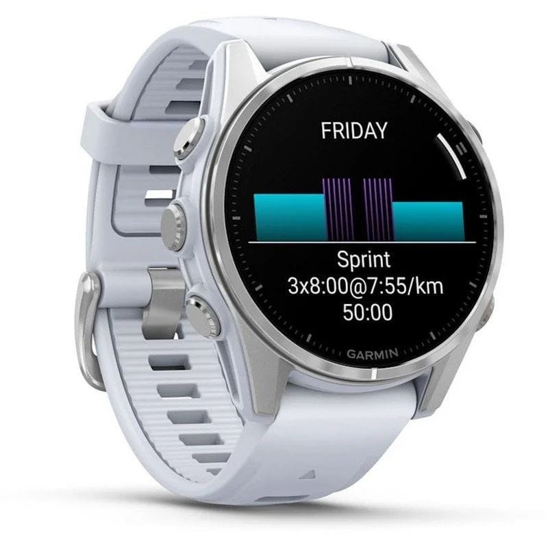 Garmin Fenix ​​​​​​8 AMOLED 43mm Aço Branco - Relógio Inteligente - Item2