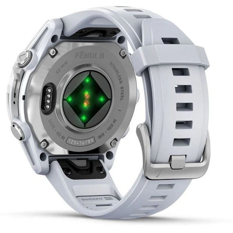 Garmin Fenix ​​​​​​8 AMOLED 43mm Aço Branco - Relógio Inteligente - Item5