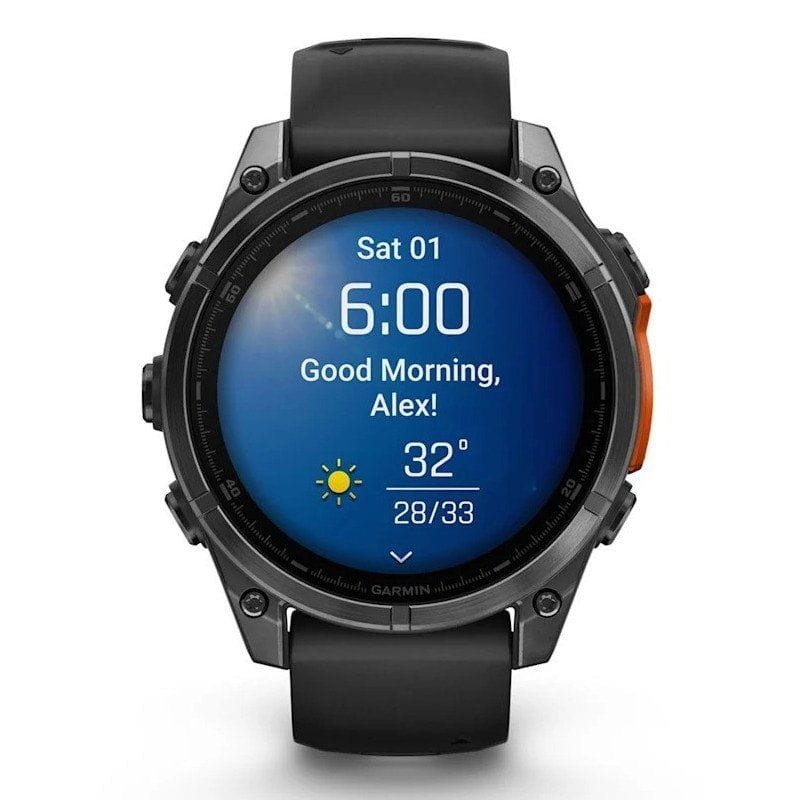 Garmin Fenix ​​​​​​8 AMOLED 47mm Aço Preto - Relógio Inteligente - Item1
