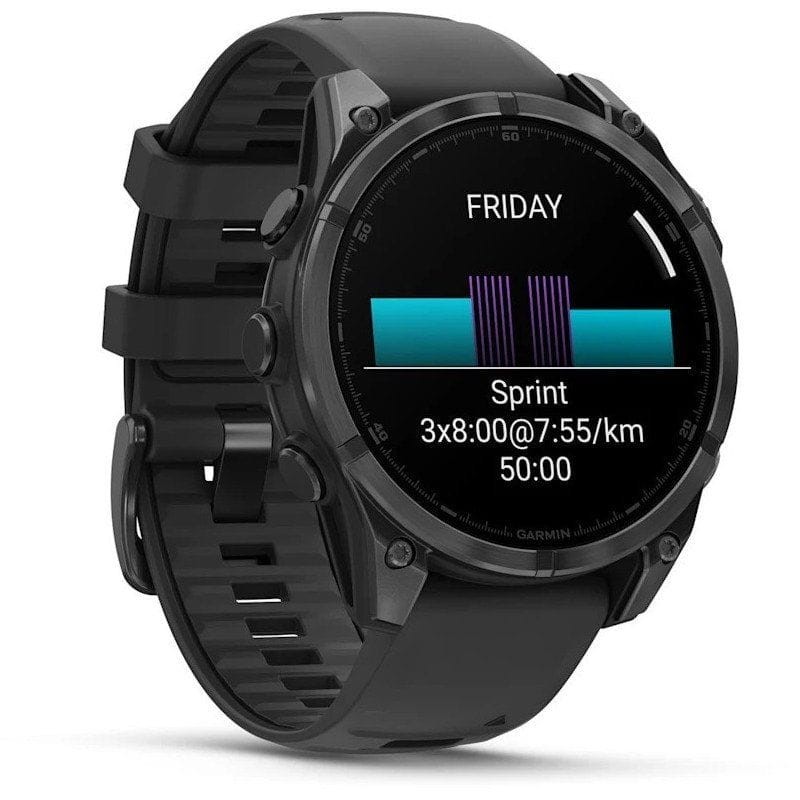 Garmin Fenix ​​​​​​8 AMOLED 47mm Aço Preto - Relógio Inteligente - Item2