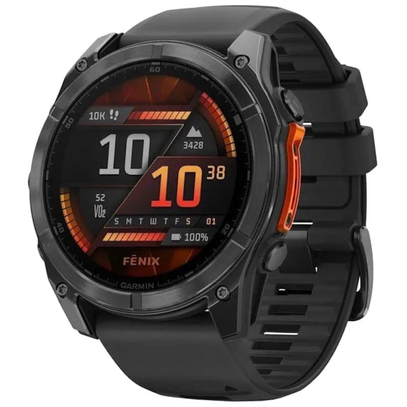 Garmin Fenix ​​​​​​8 AMOLED 51mm Aço Preto - Relógio Inteligente - Item