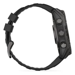 Laterale direito de Garmin Fenix ​​​​​​8 AMOLED 51mm Aço Preto - Relógio Inteligente
