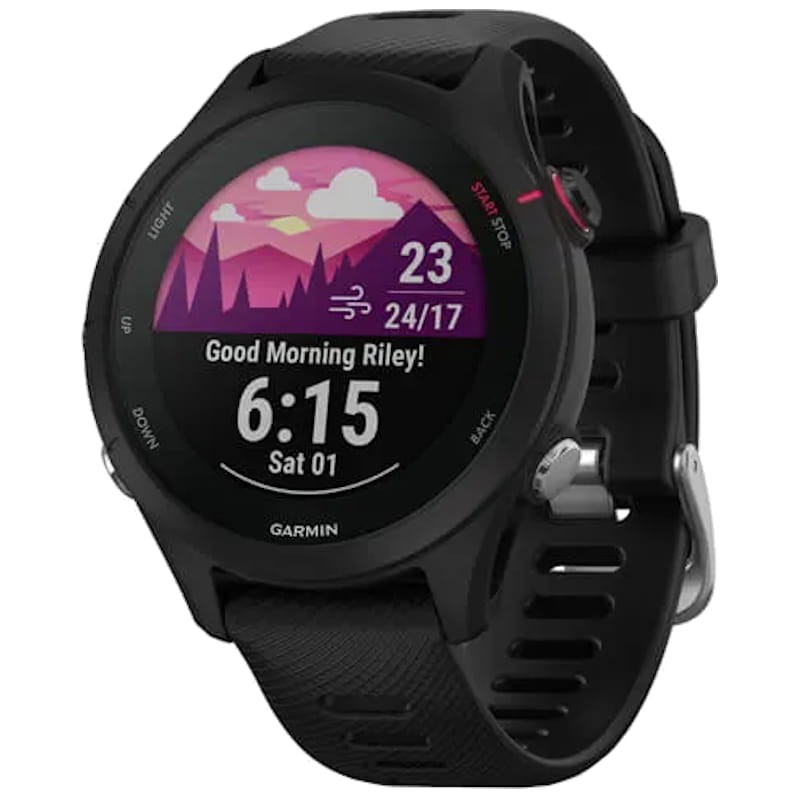 Garmin Forerunner 255S Music Negro - Reloj inteligente - Ítem