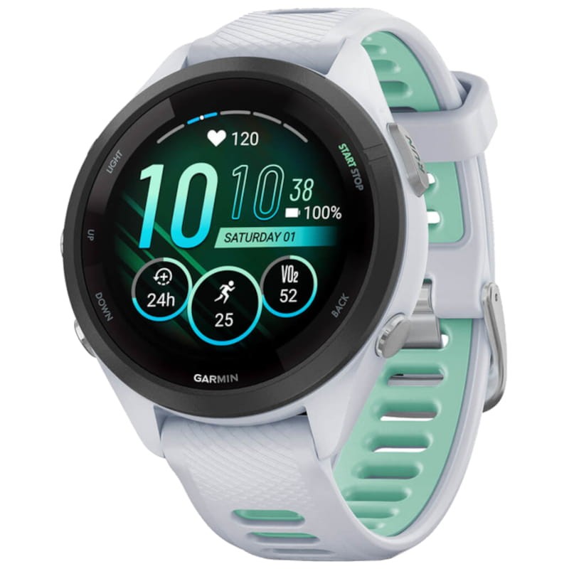 Reloj Garmin Forerunner 265 S Music Blanco/Verde