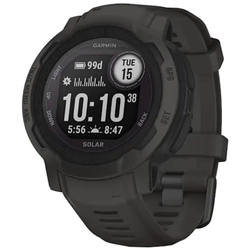 Garmin Instinct 2 Solar Negro GPS con Correa 45mm - Reloj inteligente - Ítem