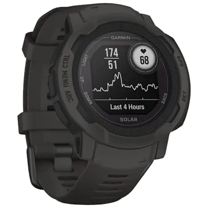 Garmin Instinct 2 Solar Negro GPS con Correa 45mm - Reloj inteligente - Ítem1
