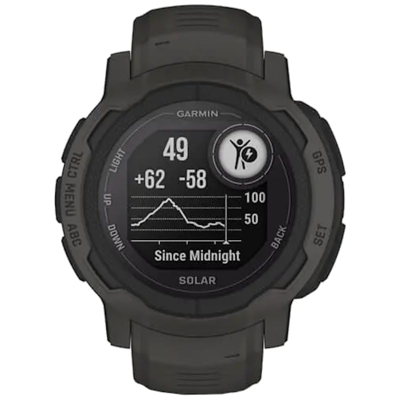 Garmin Instinct 2 Solar Negro GPS con Correa 45mm - Reloj inteligente - Ítem4
