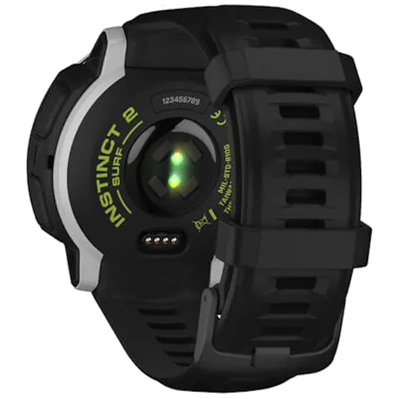 Garmin Instinct 2 Solar Surf Argent GPS avec Bracelet 45mm Montre Connect e