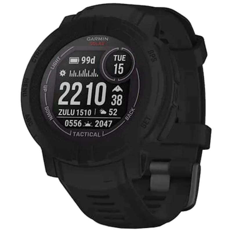 Garmin Instinct 2 - Edición Solar Tactical - 45mm - Negro