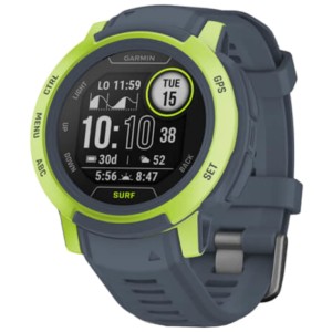 Garmin Instinct 2 Surf Verde GPS con Correa Gris 45mm - Reloj Inteligente